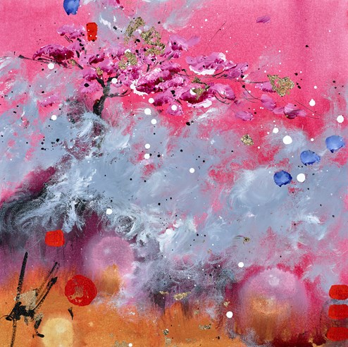 Seeing Your Beauty II by Danielle O'Connor Akiyama - Glazed Original Painting on Box Canvas